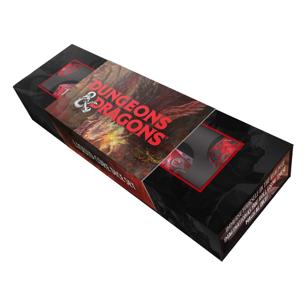 FanRoll Dungeons & Dragons Dice Set Liquid Core