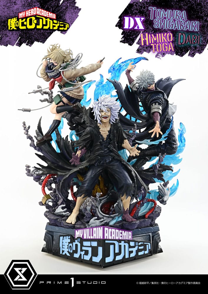 Prime 1 Studio My Hero Academia Statue Ultimate Premium Masterline Tomura Tomura Shigaraki, Dabi & Himiko Toga Deluxe Version 69 cm