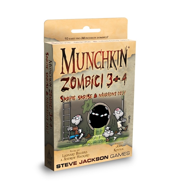 Steve Jackson Games Munchkin Zombíci 3+4