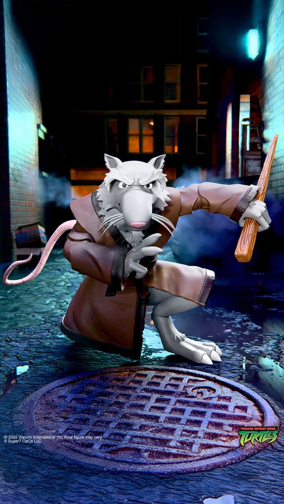 Super7 Ninja Želvy Ultimates akční figurka vlny 13 Splinter 18 cm