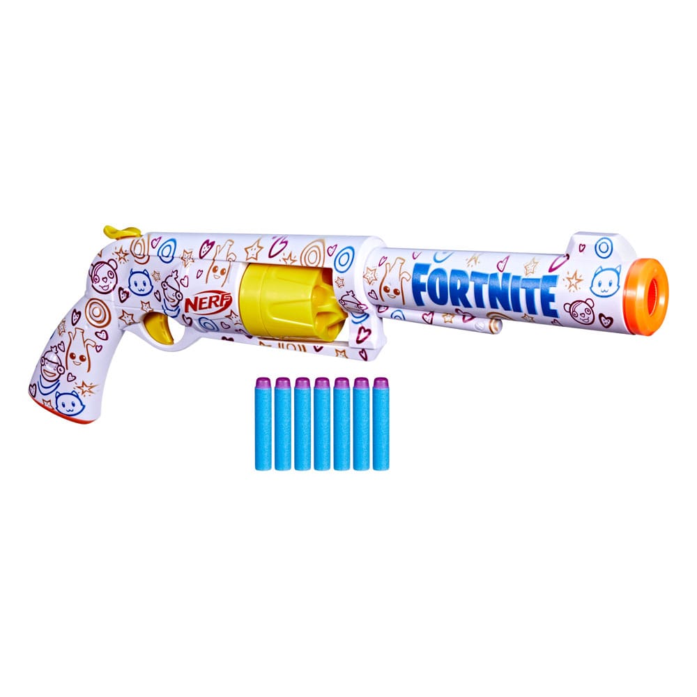 Hasbro Fortnite NERF Frenz 4 Ever Blaster