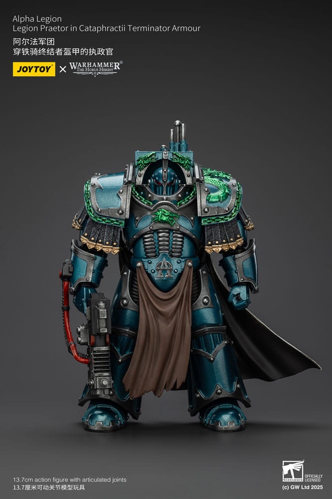 Joy Toy (CN) Warhammer The Horus Heresy Akční figurka Alpha Legion Legion Praetor in Cataphractii Terminator Armour 18 cm