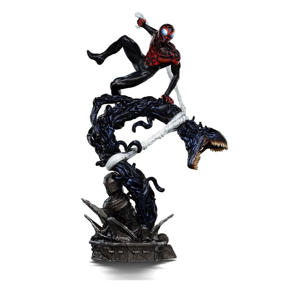 Iron Studios Spider-Man vs. Villains Diorama BDS Art Scale Statue 1/10 Miles Morales 32 cm