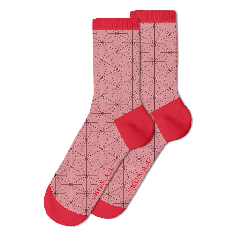 Sakami Merchandise Demon Slayer: Kimetsu no Yaiba Socks 2-Pack Nezuko Kamado 36-40