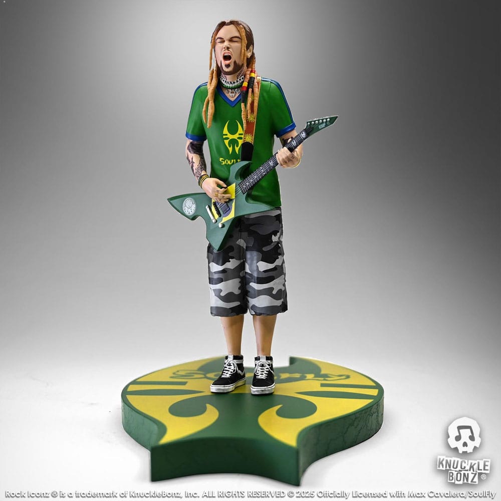 KnuckleBonz Soulfly Rock Iconz Statue Max Cavalera 22 cm