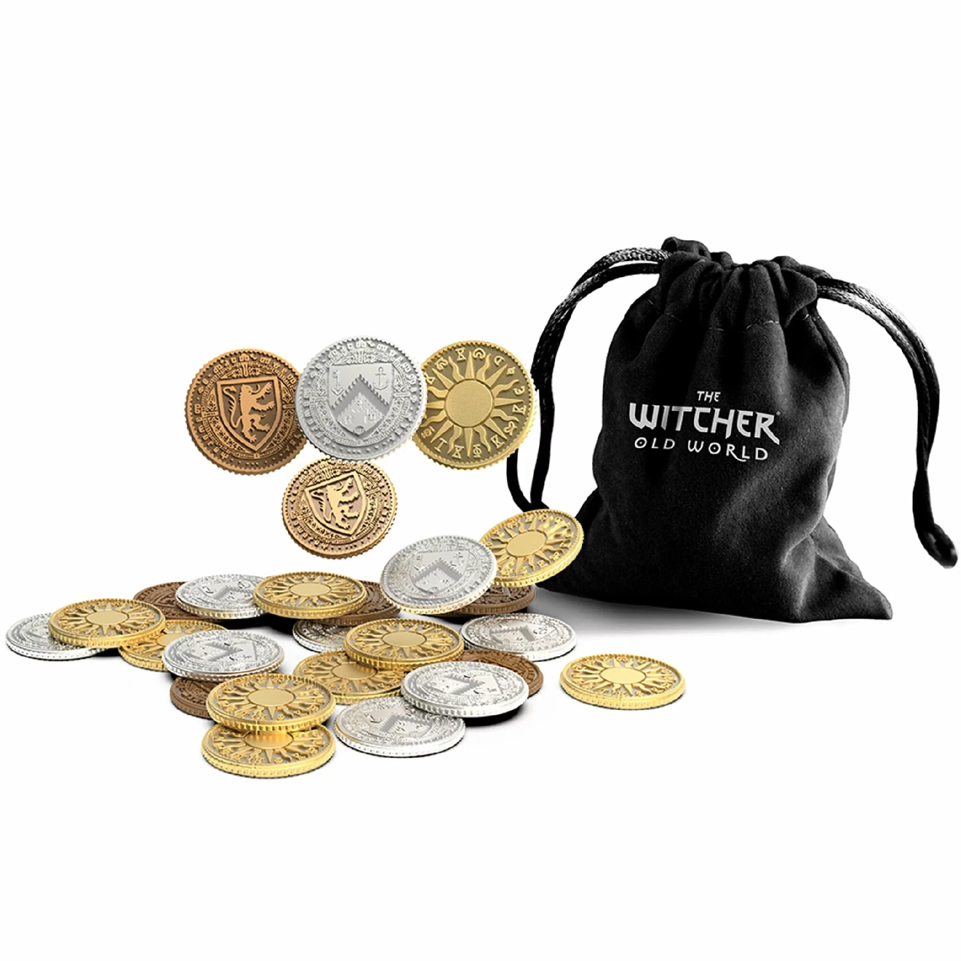 Rebel The Witcher: Old World - doplněk deskové hry - Metal Coins