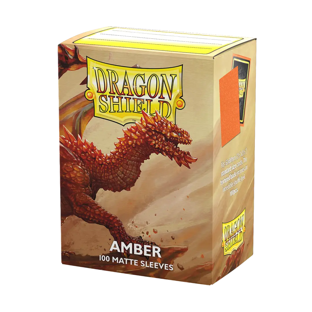Arcane Tinmen Dragon Shield - obaly na karty - Amber Matte Sleeves Standard Size (100 ks)