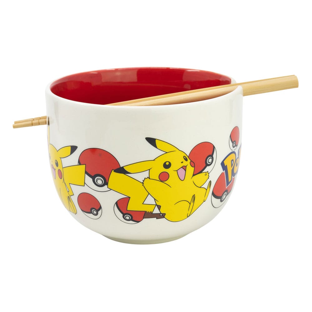 Stor Pokémon Ramen Bowl with Chopsticks Face