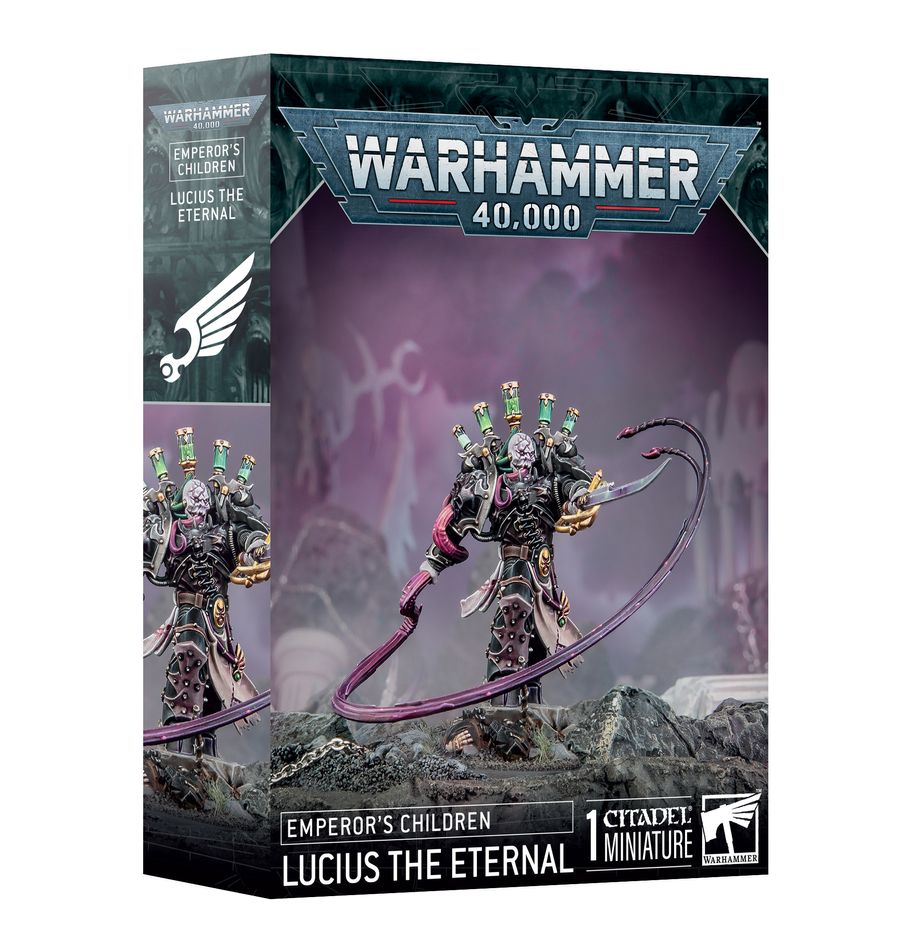 Games Workshop Warhammer 40,000 - mini figurka - Emperor's Children: Lucius The Eternal