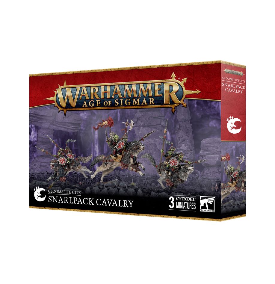 Games Workshop Warhammer: Age of Sigmar - mini figurky - Gloomspite Gitz: Snarlpack Cavalry