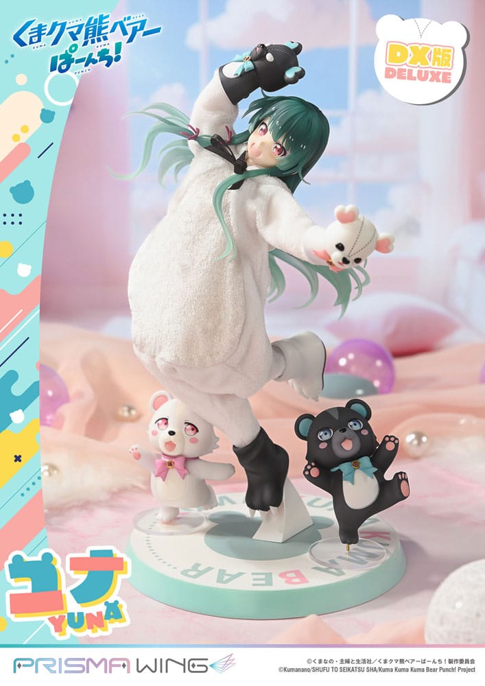 Prime 1 Studio Kuma Kuma Kuma Bear Punch! Prisma Wing PVC Statue 1/7 Yuna Deluxe Version 28 cm