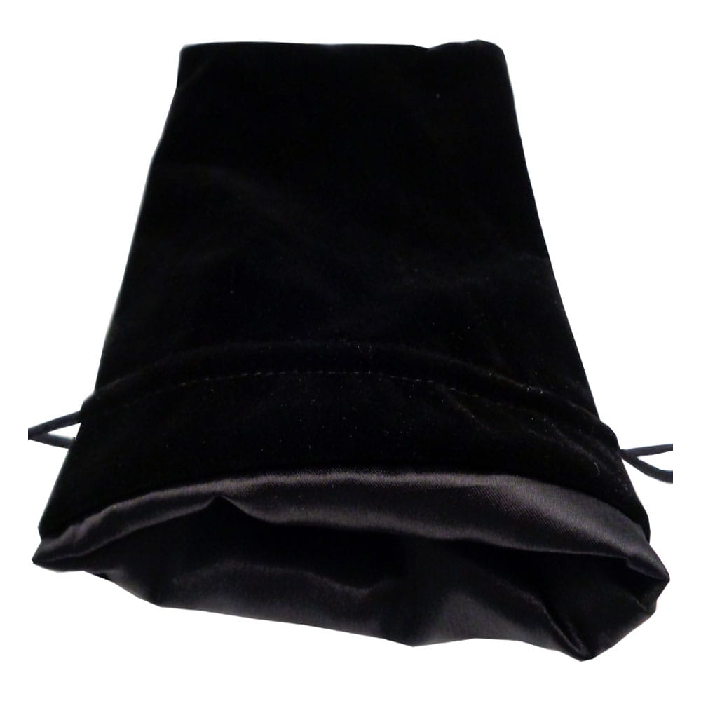 FanRoll Pytel na kostky Velvet Black s černým saténem velký