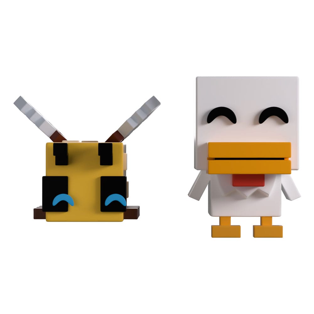 Youtooz Minecraft Vinylové Figurky Včela a Kuře