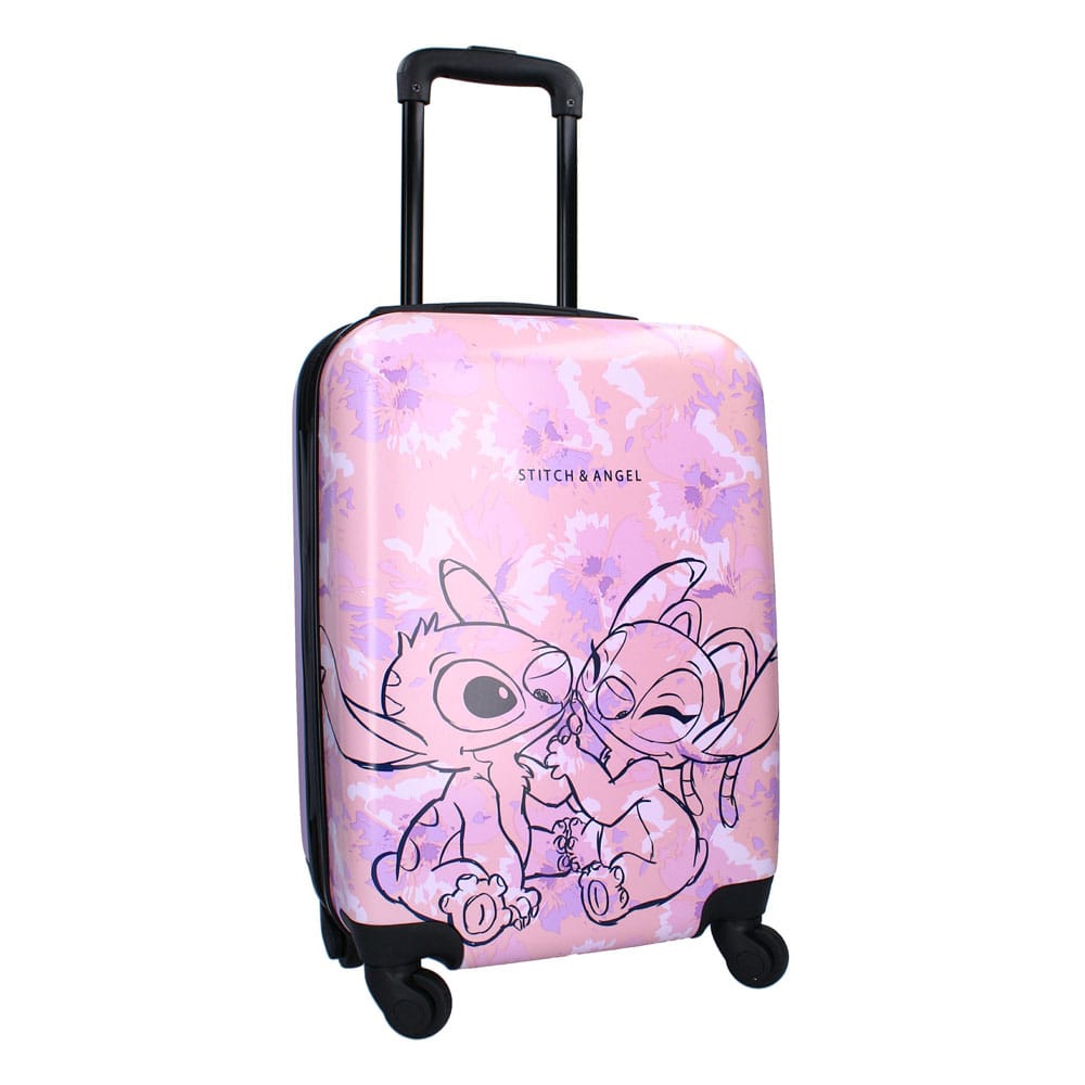 Vadobag Lilo & Stitch Trolley Suitcase Ohana Forever pink 46 cm