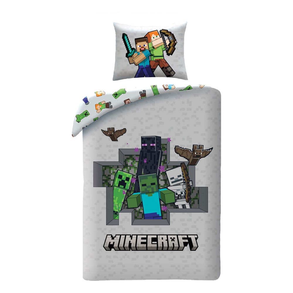Halantex Minecraft Duvet Set Ver. 3 140 x 200 cm / 70 x 90 cm