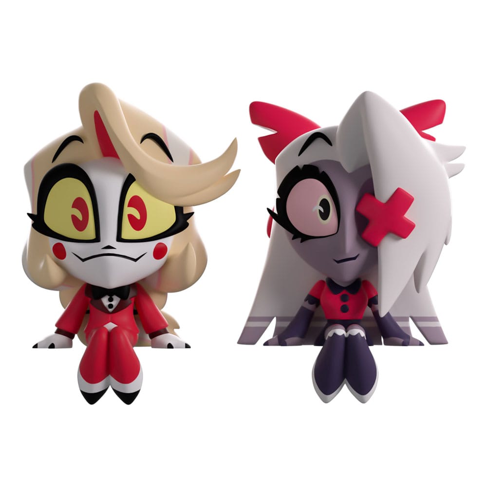 Youtooz Hazbin Hotel figurky Charlie & Vaggie Monitor Buddiez