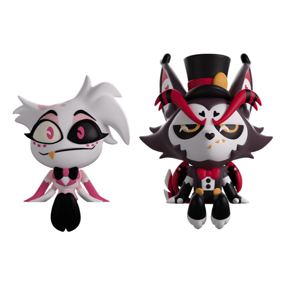 Youtooz Hazbin Hotel figurky Angel Dust & Husk Monitor Buddiez