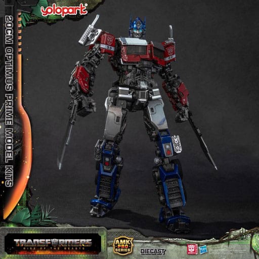 Yolopark Transformers: Vzestup zvířat AMK Pro Series plastová stavebnice Optimus Prime 20 cm