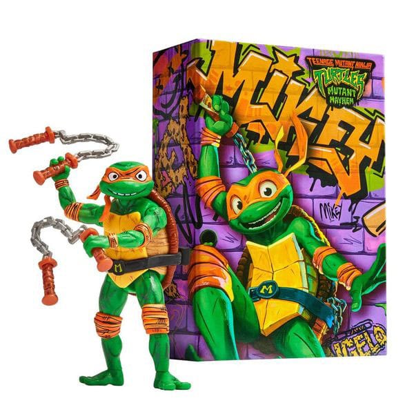 Playmates Teenage Mutant Ninja Turtles: Mutant Mayhem Action figure Comic Con Michelangelo 18 cm