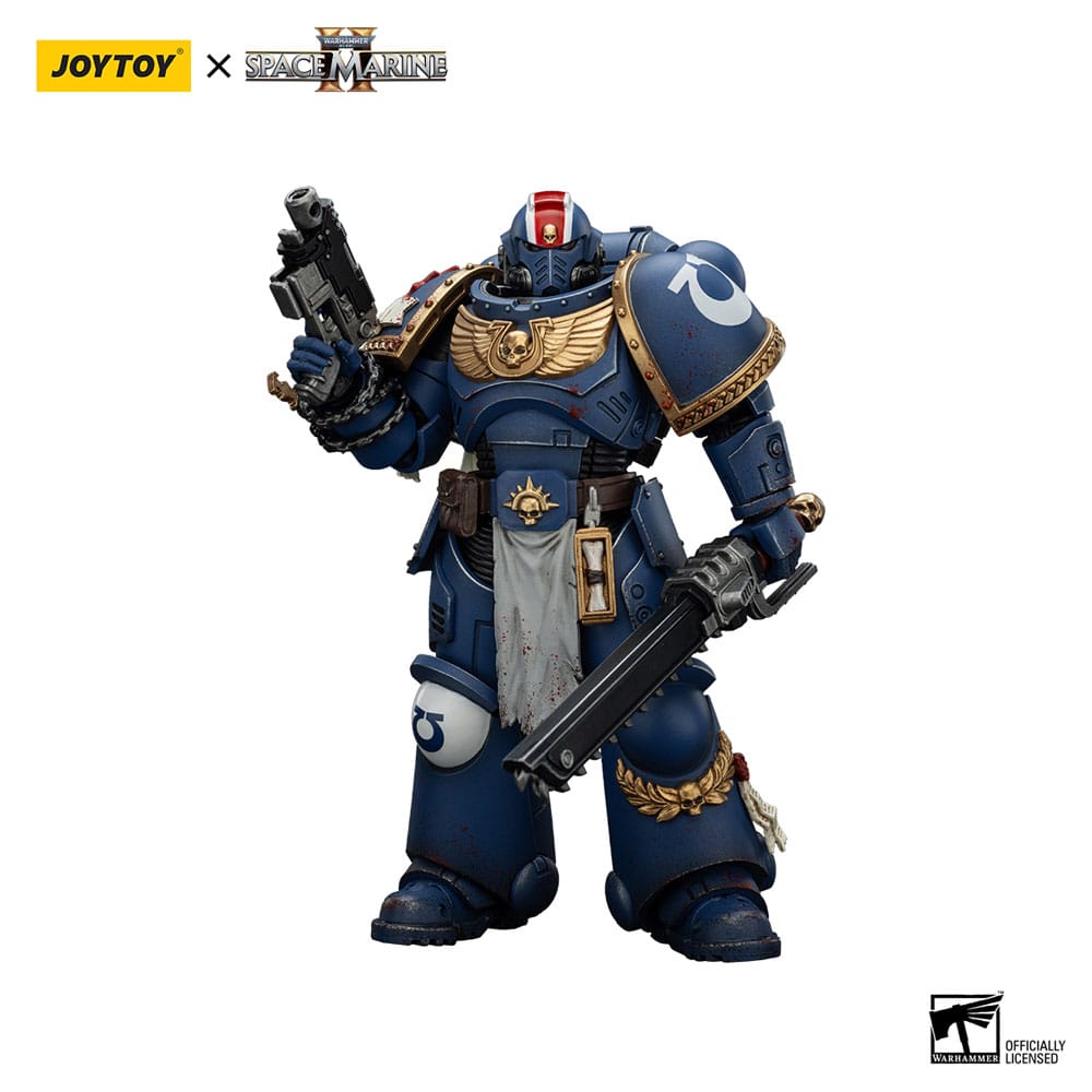 Joy Toy (CN) Warhammer 40,000: Space Marine 2 Akční figurka Ultramarines Lieutenant Titus - Collector Edition 13 cm