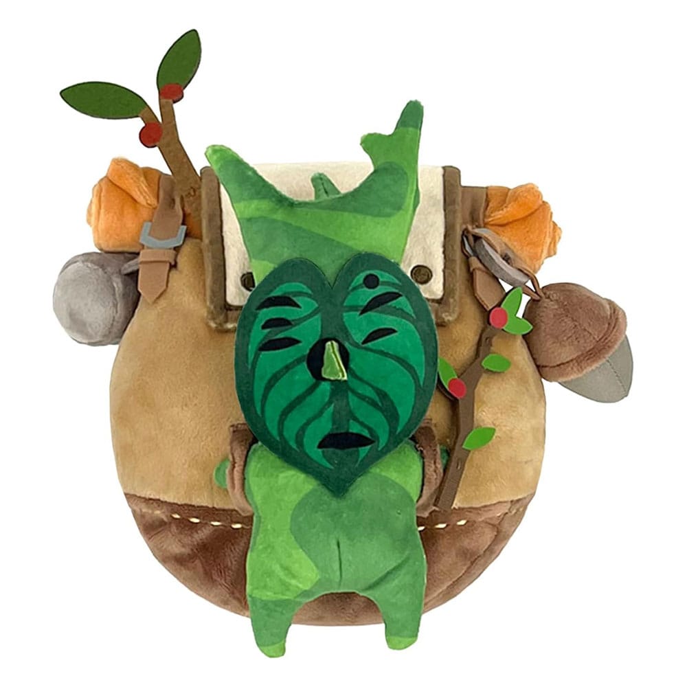 Sanei The Legend of Zelda: Slzy království plyšová figurka ZP04 Korok s hnědým batohem 17 cm