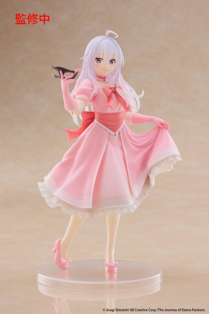 Taito Prize Wandering Witch: The Journey of Elaina Coreful PVC Statue Elaina Mask & Party Dress Ver. 18 cm