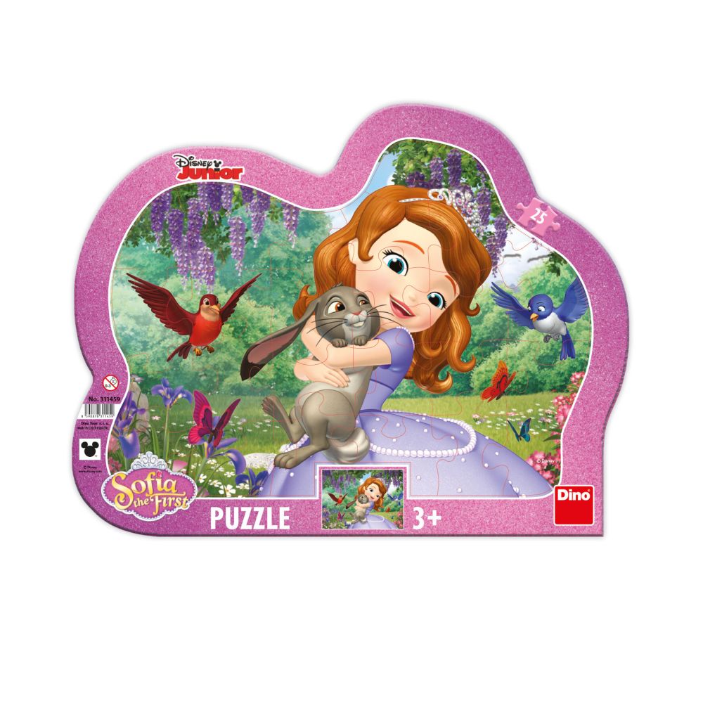 Dino SOFIE A ZVÍŘÁTKA 25 deskové Puzzle