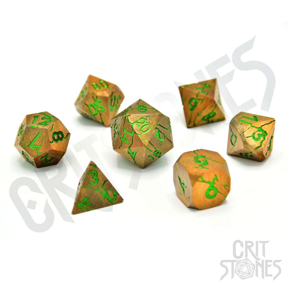 Glassstaff CritStones Metal set kostek Gorgon Gaze (7)