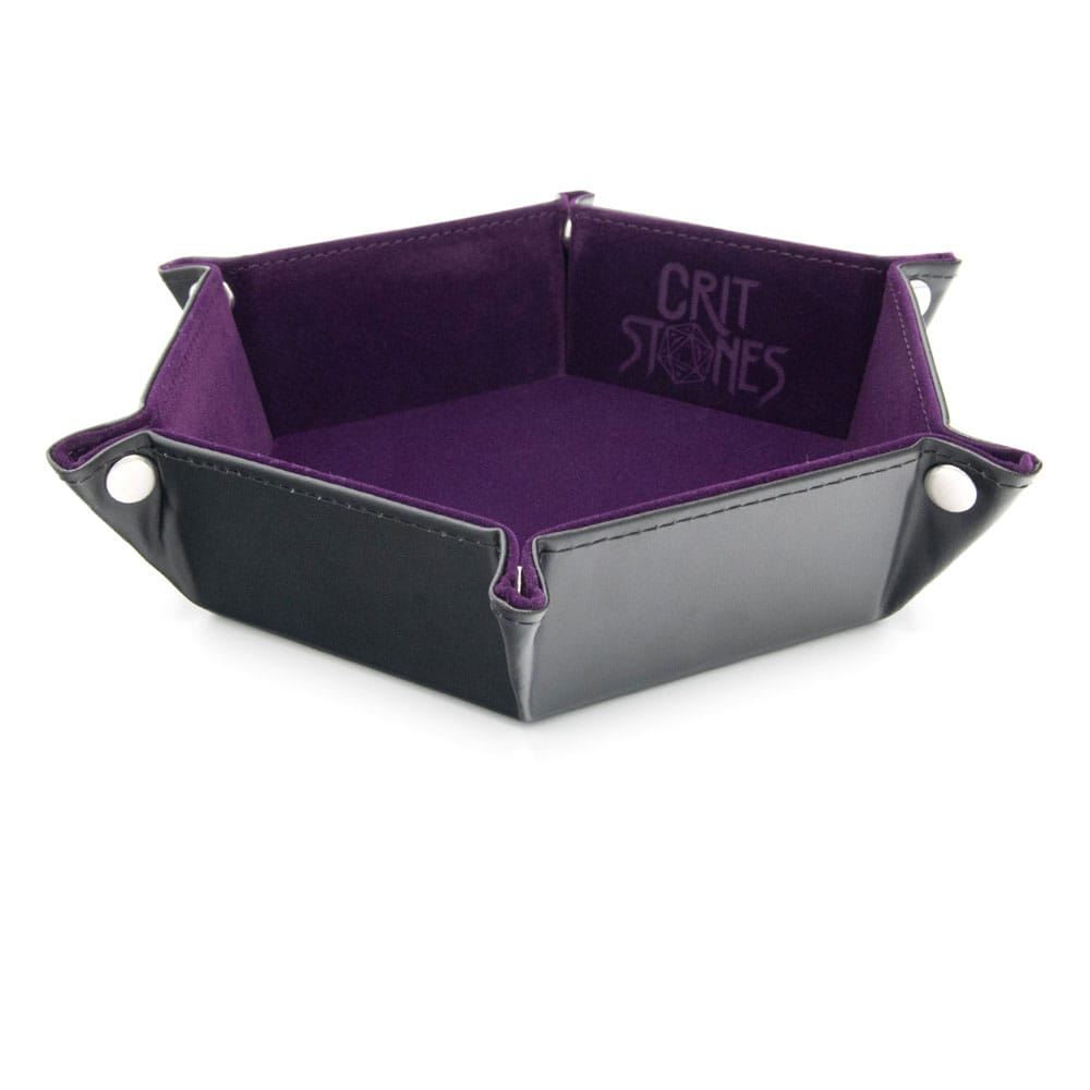 Glassstaff CritStones Folding Dice Tray Purple
