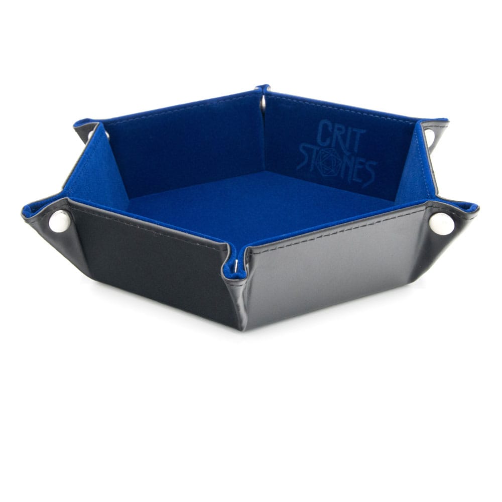 Glassstaff CritStones Folding Dice Tray Blue