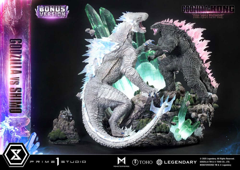 Prime 1 Studio Godzilla x Kong: The New Empire Ultimate Diorama Masterline Series soška Godzilla vs Shimo Bonus Version 86 cm