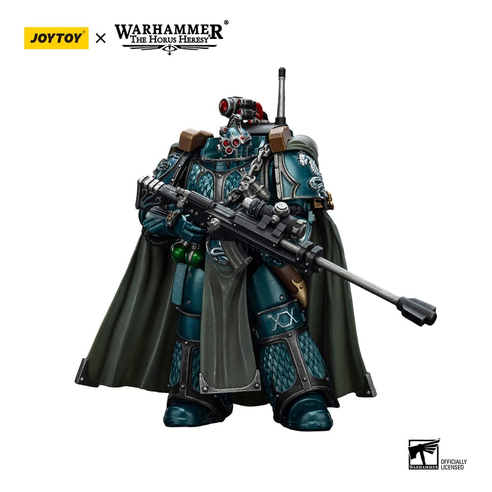 Joy Toy (CN) Warhammer The Horus Heresy akční figurka Alpha Legion Exodus The One who is Many With Sniper Rifle And Power Dagger 20 cm