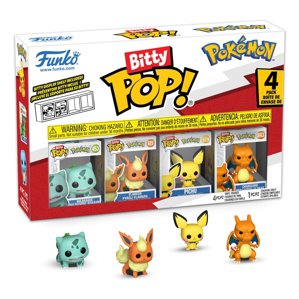 Funko Pokémon Bitty POP! Vinyl 4-Pack figurek Series 3 2 cm
