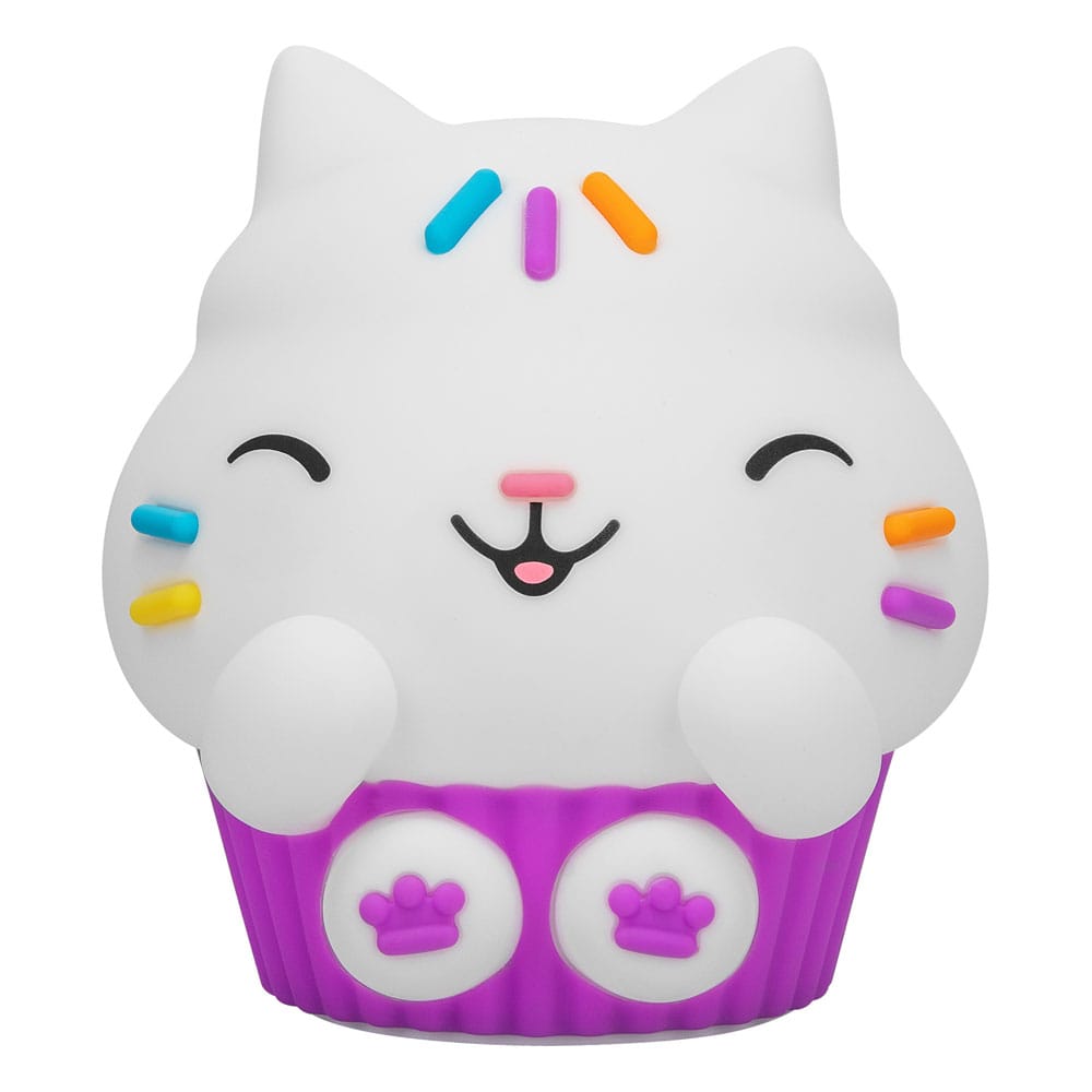 Paladone Products Gabby´s Dollhouse Squishy Glo Silikonové světlo Cakey Cat 15 cm