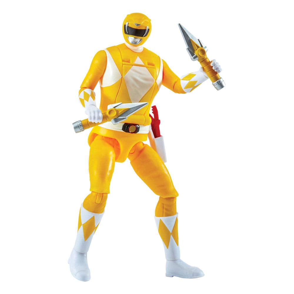 Playmates Mighty Morphin Power Rangers akční figurka Auto-Morphin Yellow Ranger 12 cm