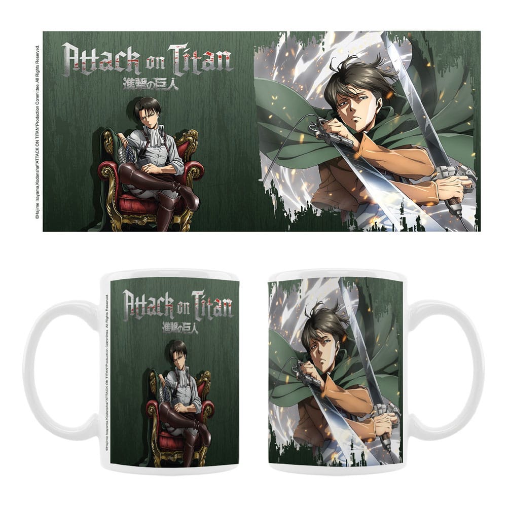 Sakami Merchandise Attack on Titan hrneček Levi