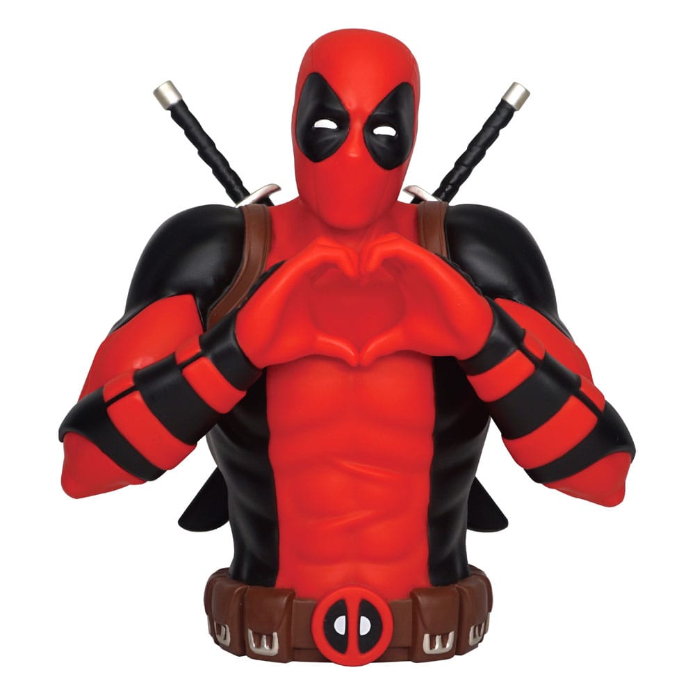 Monogram Int. Deadpool Classic Coin Bank Deadpool Bust