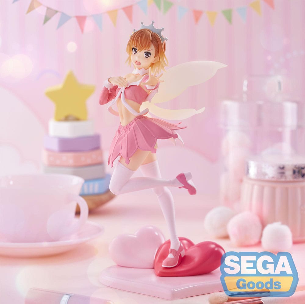 Sega A Certain Scientific Railgun T Luminasta PVC soška Mikoto Misaka Great Spirit Maid 20 cm