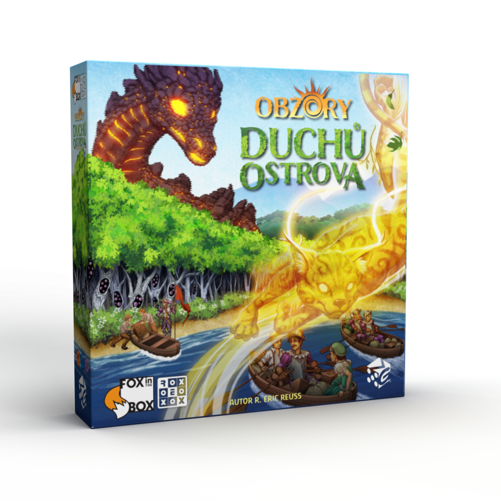 REX Hry Obzory duchů ostrova – samostatná kooperativní desková hra (CZ)