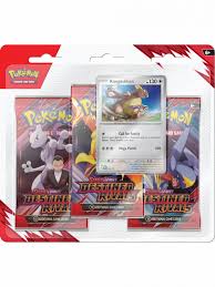 Nintendo Pokémon TCG: Scarlet & Violet 10 - Destined Rivals - 3-Pack Blister - Kangaskhan (EN)