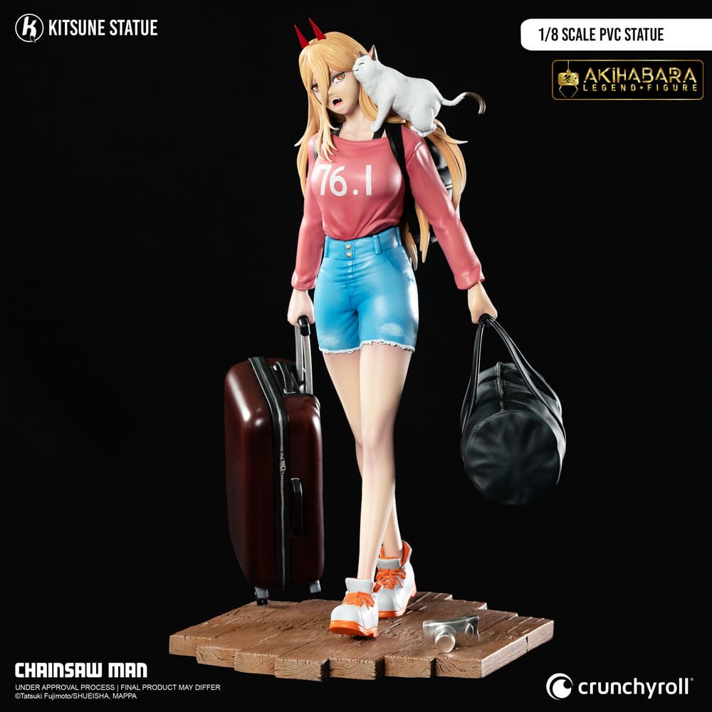 Kitsune Statue Chainsaw Man PVC soška 1/8 Power 21 cm