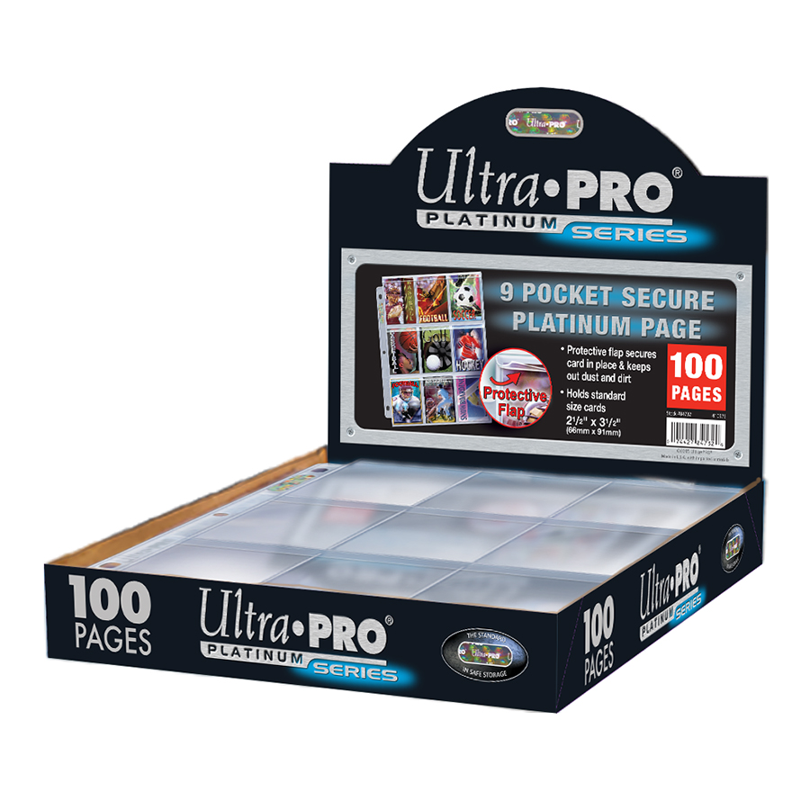 Ultra Pro Secure PLATINUM 9-Pocket Pages (100ks)