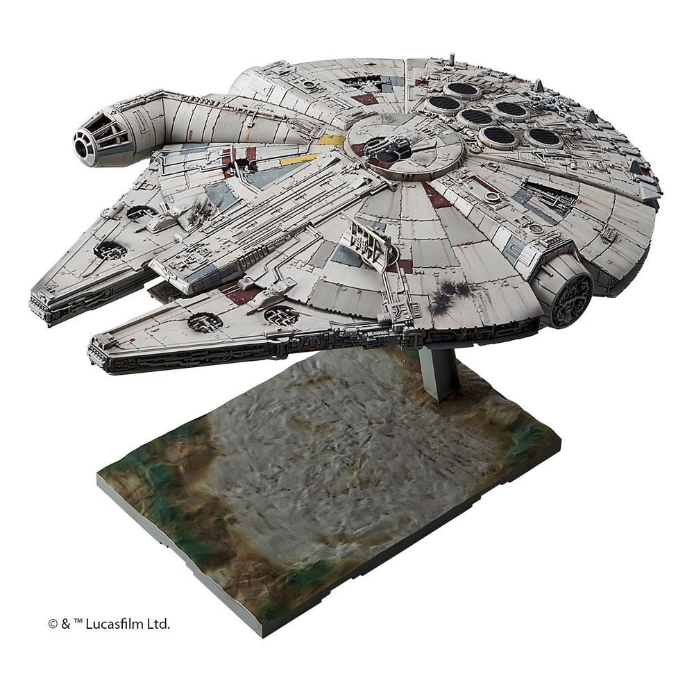 Bandai Star Wars Star Wars Episode VII Model Kit 1/144 Millennium Falcon