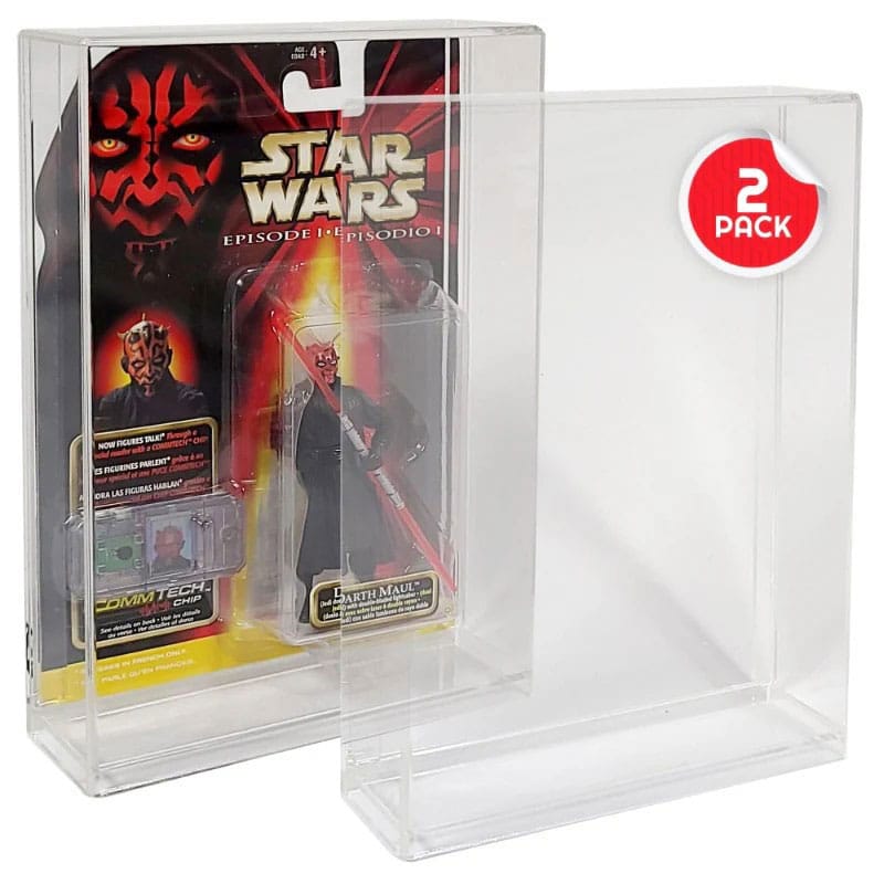 Evoretro akrylový kryt Cases 2-Pack na akční figurky