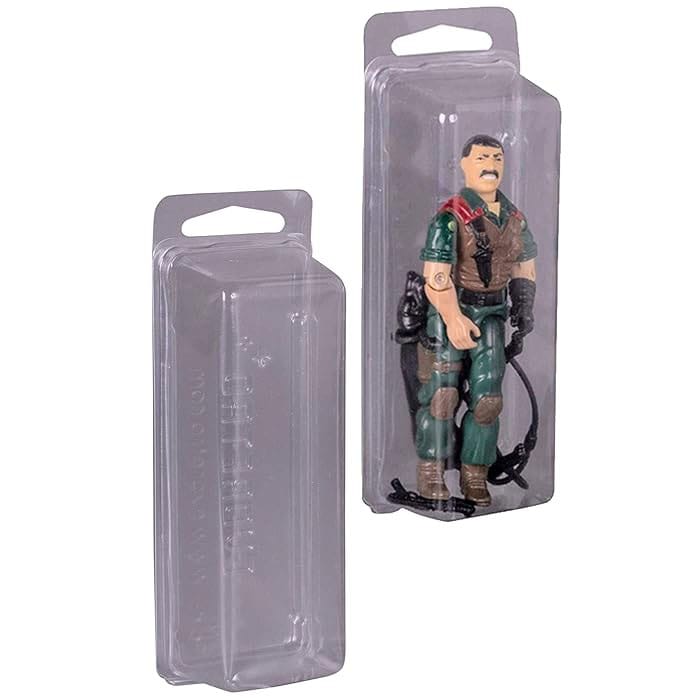 Evoretro Clamshell PET Protectors 50-Pack pro akční figurky