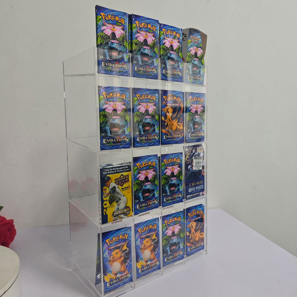 Evoretro Acryl Counter Display pro TCG Boostery
