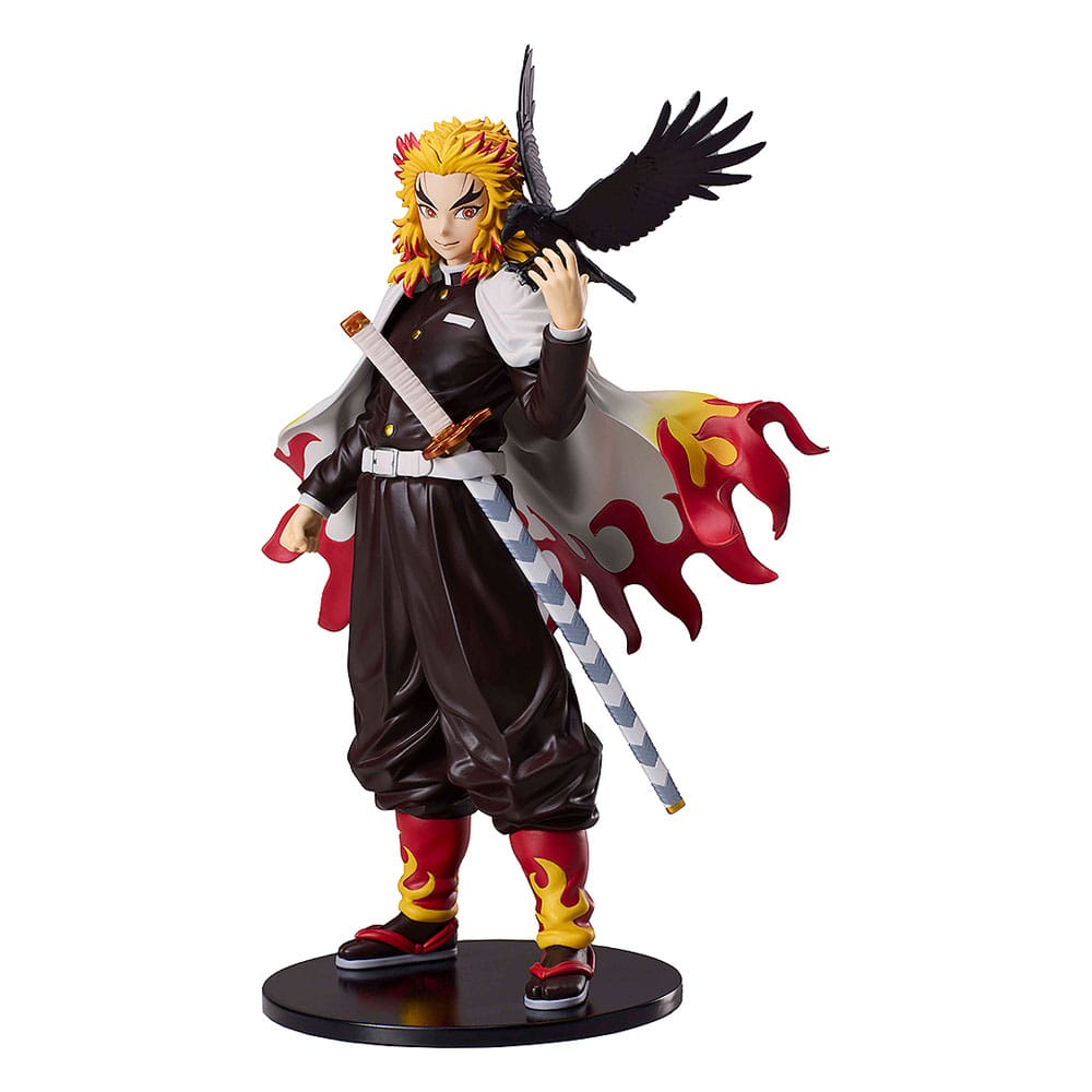 Aniplex Demon Slayer: Kimetsu no Yaiba Statue Kyojuro Rengoku Flame Hashira 20 cm