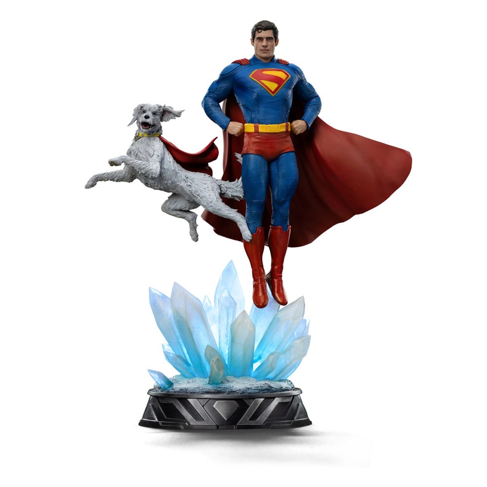 Iron Studios Superman Legacy Art Scale soška 1/10 Superman & Krypto 32 cm