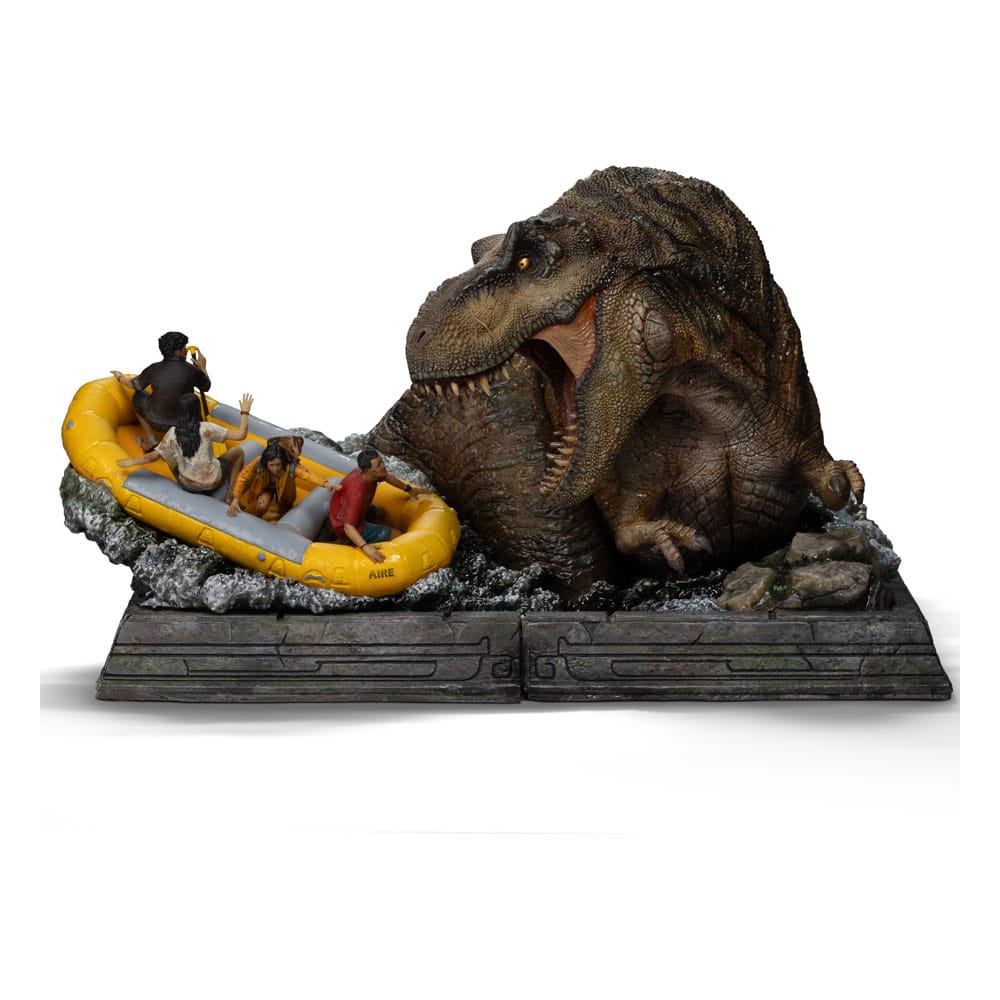 Iron Studios Jurassic World: Rebirth Demi Art Scale soška 1/20 T-Rex River Attack 22 cm