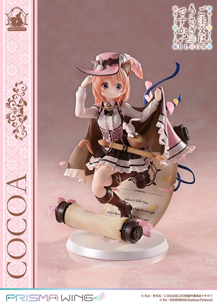 Prime 1 Studio Is the Order a Rabbit? Bloom Prisma Wing PVC soška 1/7 Cocoa 21 cm